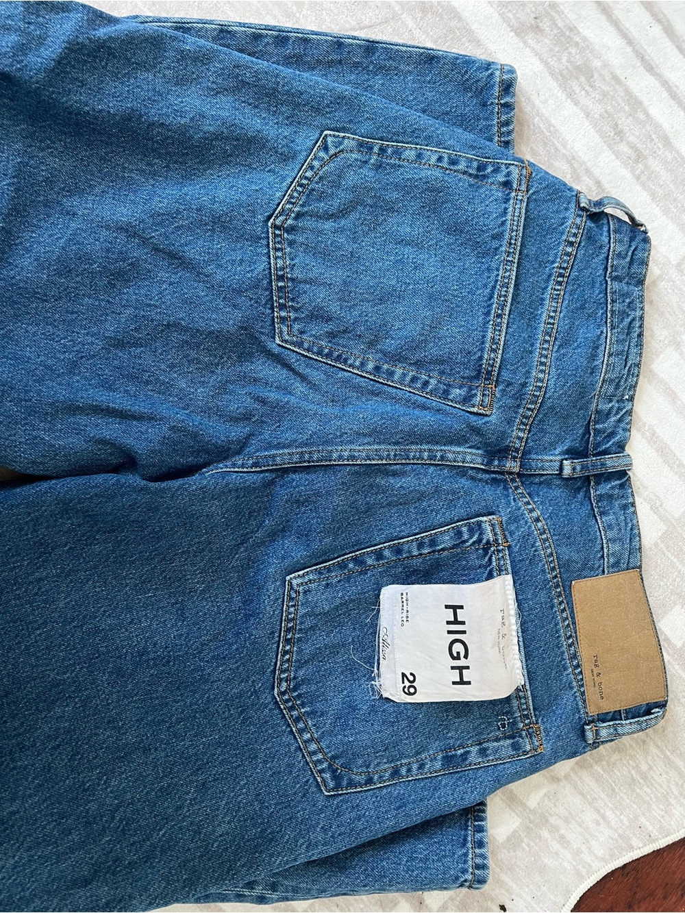 rag & bone High Rise Alissa Barrel Jeans